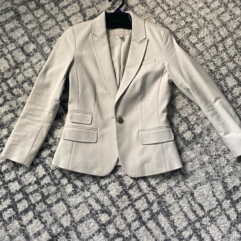 Banana Republic 0P Cream Blazer